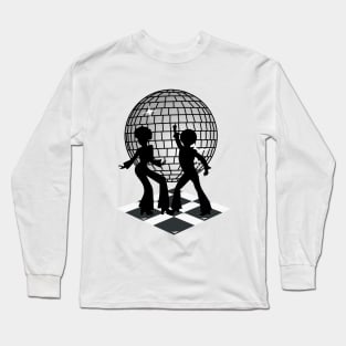 Retro Music DJ! Feel The Oldies! DANCE! Long Sleeve T-Shirt